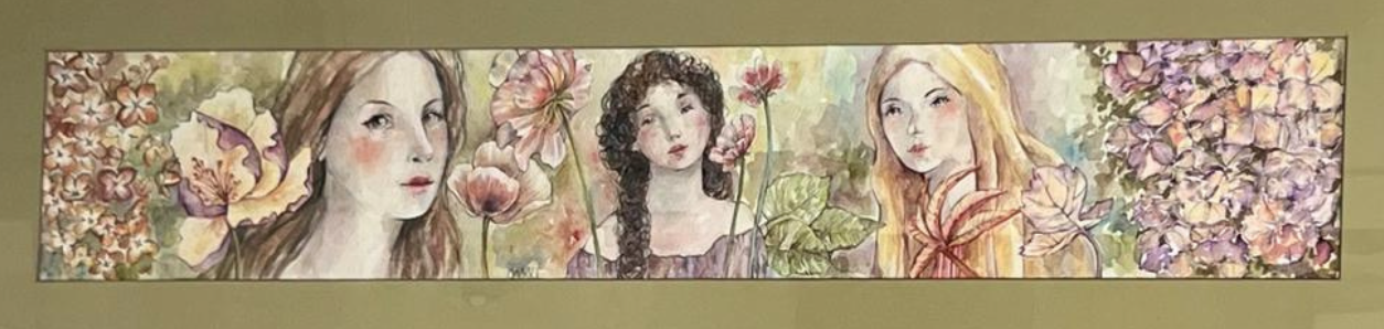 Hermanas en el Jardín