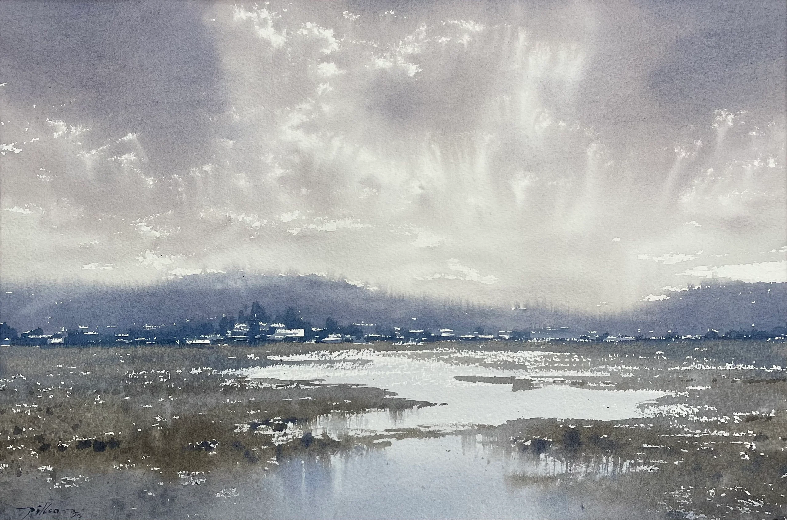 Sequía en el lago — Guido Quispe Pillco