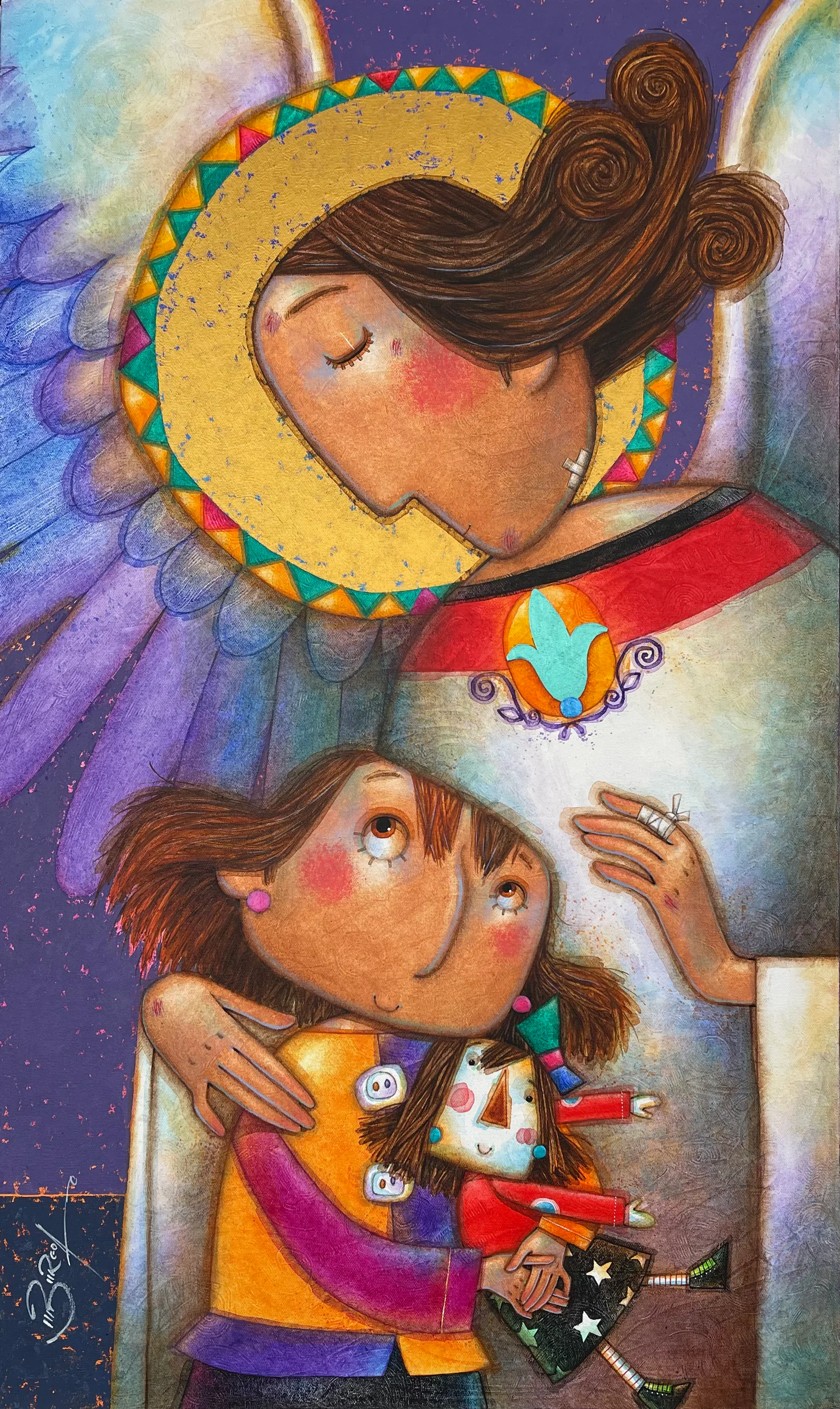 La traviesa tiene su ángel